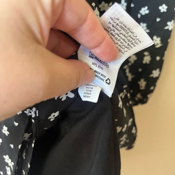 Fall dress, office wear, size large, drawstring waist. Long sleeve midi length - Picture 9 of 14